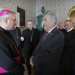 Bischofskonferenz, Sommervollversammlung 13.-15.6. 2016, Mariazell, Besuch von Bundespräsident Heinz Fischer (14.6.2016)