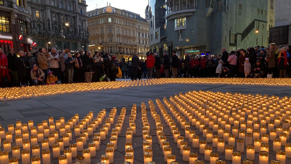 Lichtermeer am Stephansplatz / Kathpress / Robert Mitscha-Eibl