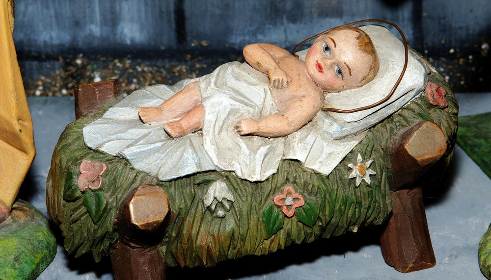 Jesulein / kathbild.at/Rupprecht, Franz Josef Rupprecht Krippe aus Böhmen, 1848,