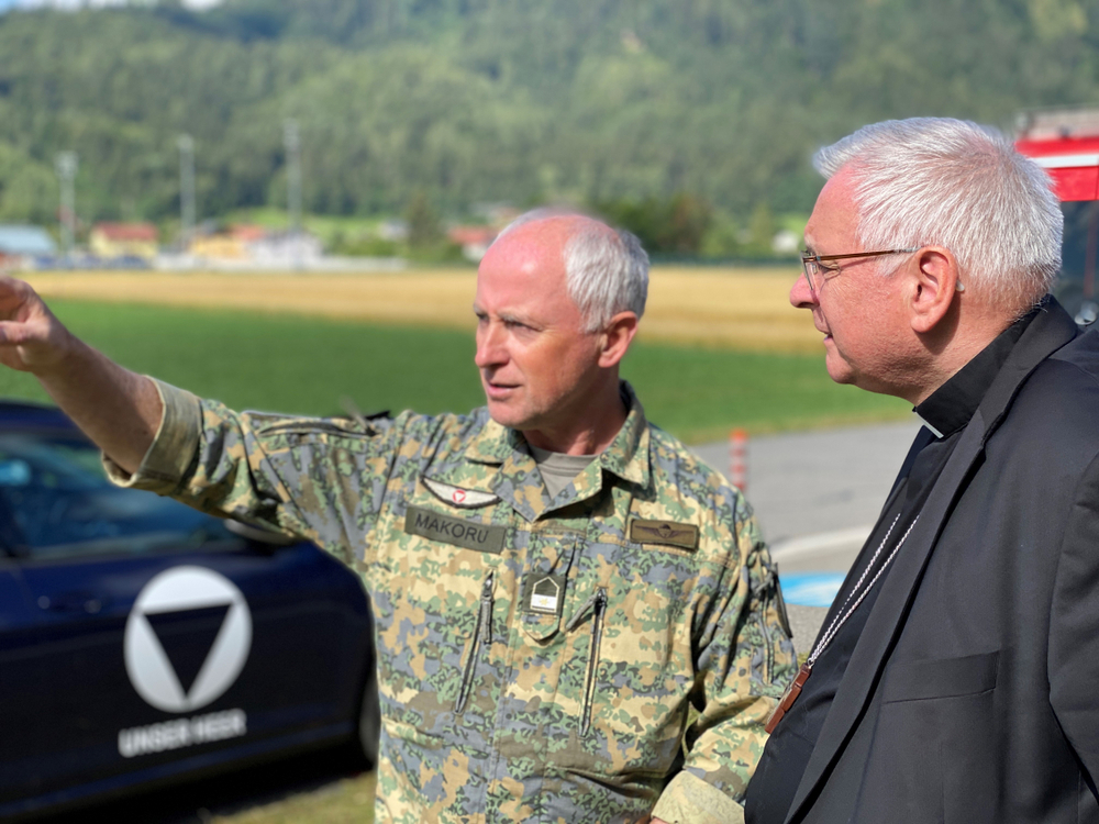 Militärbischof Freistetter besuchte Katastrophengebiet Villach-Land / Maria Carolina Heidler/Militärordinariat