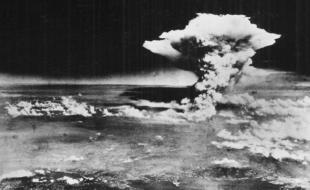 Atompilz nach Hiroshima-Bombe 1945 / Wikimedia Commons / gemeinfrei