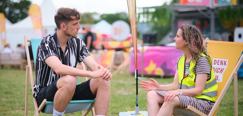 'Denk Dich Neu': Festivalseelsorge wieder bei Donauinselfest präsent / Erzdiözese Wien / Florian Feuchtner 'Denk Dich Neu': Festivalseelsorge wieder bei Donauinselfest präsent