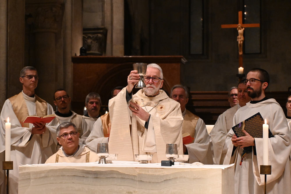 Bischof Josef Marketz / Kathpress/Paul Wuthe Österreichs Bischöfe feiern Festgottesdienst in Abtei Pannonhalma