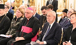 'Stunde für den Frieden' mit Kirchen und Religionsgesellschaften auf Einladung von Bundespräsident Van der Bellen (25.1.2024)